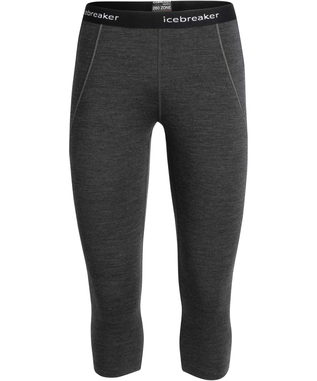 Icebreaker 260 Zone Legless 3/4 Women - Thermowäsche XS Jet Heather Grey/Black, XS Jet Heather Grey/