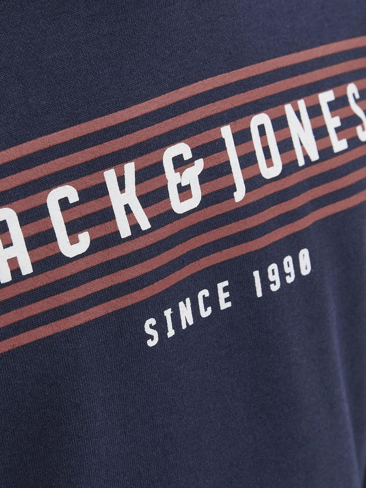 JACK&amp;JONES JUNIOR Jungen Jcoplanet Sweat Hood FST Jnr Kapuzenpullover 140 Navy Blazer, 140 Navy Blaz