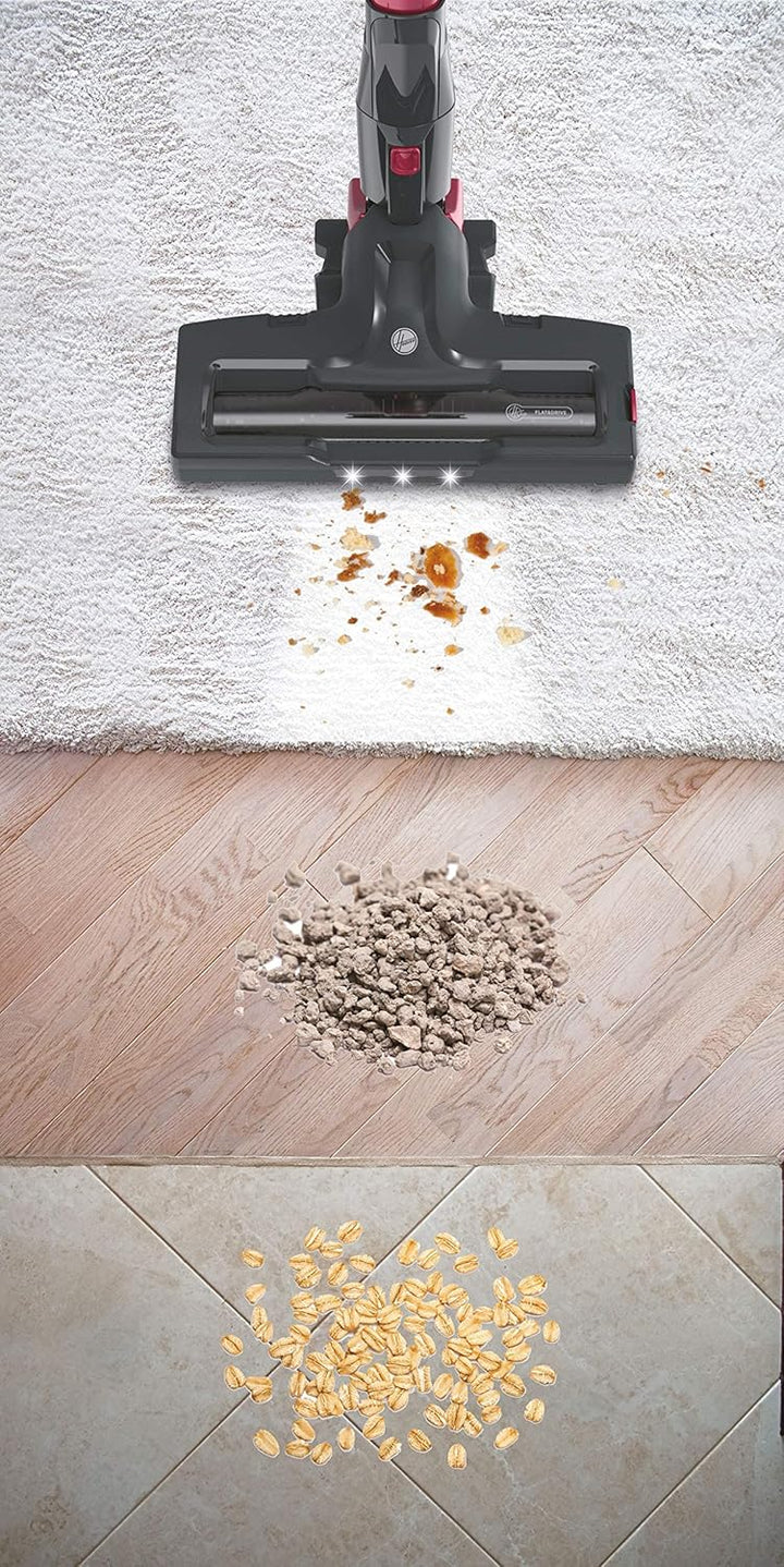Hoover H-Free 300 Home, HF322HM Akku-Staubsauger, 2 in 1, Laufzeit bis zu 40 Min., beutellos, freist