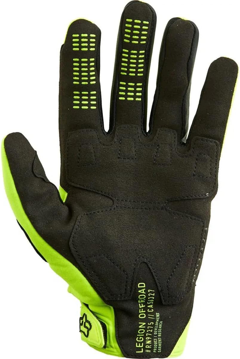 Fox Legion Thermo Full Finger Cycling Gloves - Yellow, L