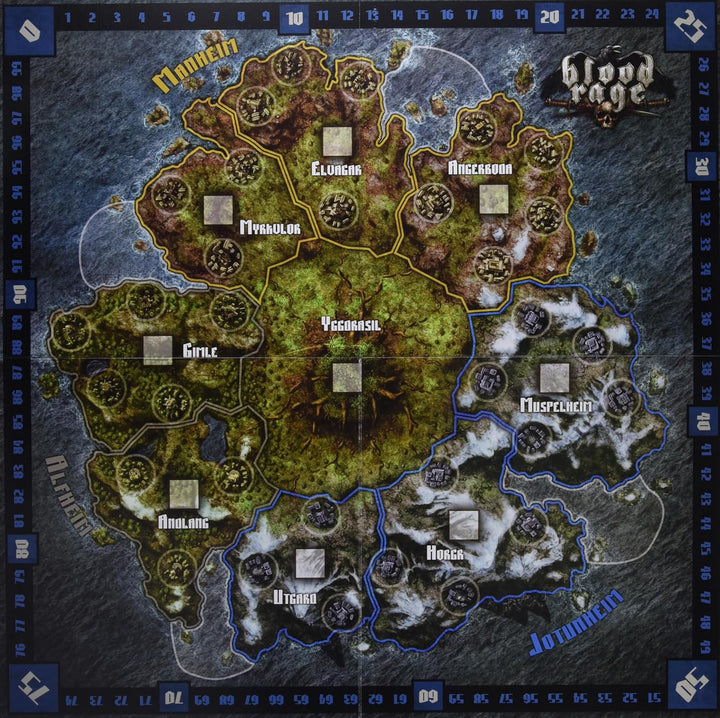 Asmodee - EFCMBR01 - Blood Rage Strategiespiel (französische Version)