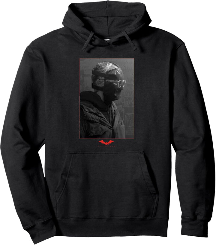 The Batman Riddler Worn Portrait Pullover Hoodie