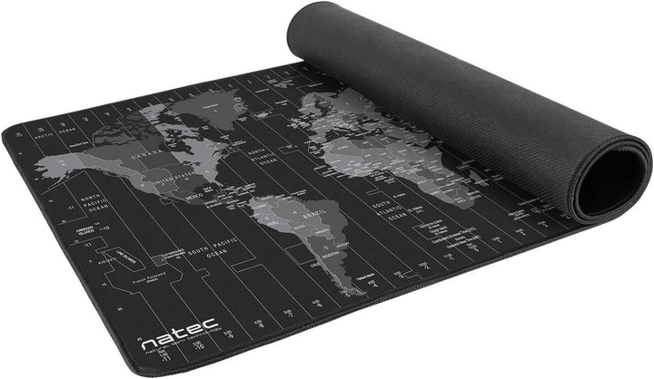 Natec Office Mouse Pad - Time Zone Map 800 x 400