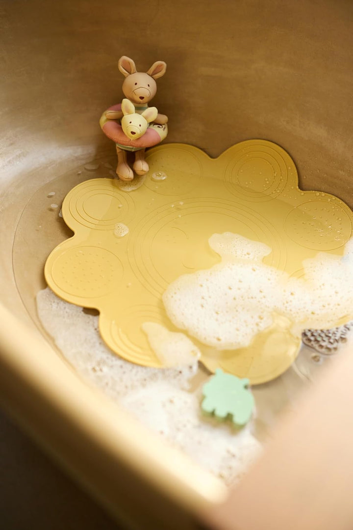 Jollein Badepuppe Baby – Kangaroots – Schwimmende Badewanne Puppe mit Abnehmbarem Schwimmring – Spie