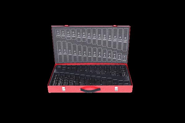 KS Tools 330.3650 HSS-G Co 5 Spiralbohrer-Satz, 230-tlg., 1-13mm