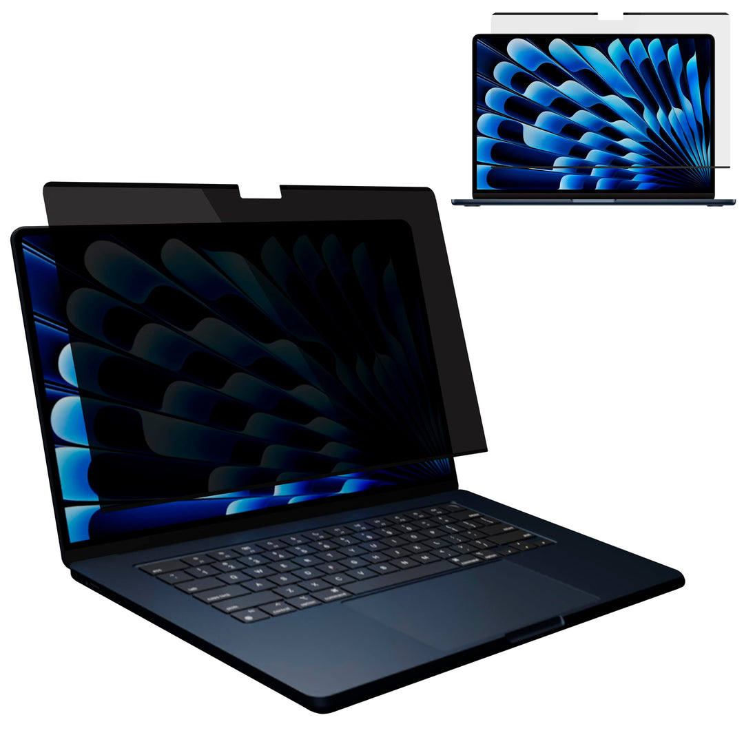 MyGadget Magnetische Sichtschutzfolie kompatibel mit Apple MacBook Air 15,3 Zoll [ Model A2941-2023