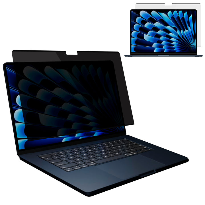 MyGadget Magnetische Sichtschutzfolie kompatibel mit Apple MacBook Air 15,3 Zoll [ Model A2941-2023