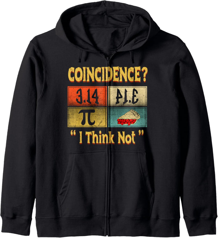 Retro Vintage Pi Day 3.14 Equals Pie Math Teacher Geek Gift Kapuzenjacke