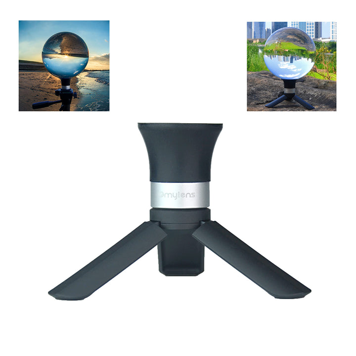 OmyLens Glaskugel Ständer für Fotografie, unterstützt 60mm bis 150mm (6 Zoll) Kristallkugel, Glaskug
