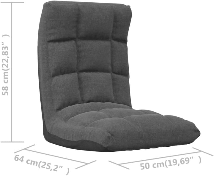 vidaXL Bodenstuhl Faltbar Schlafsessel Relaxsessel Sofastuhl Bodenkissen Bodensessel Bodensofa Relax