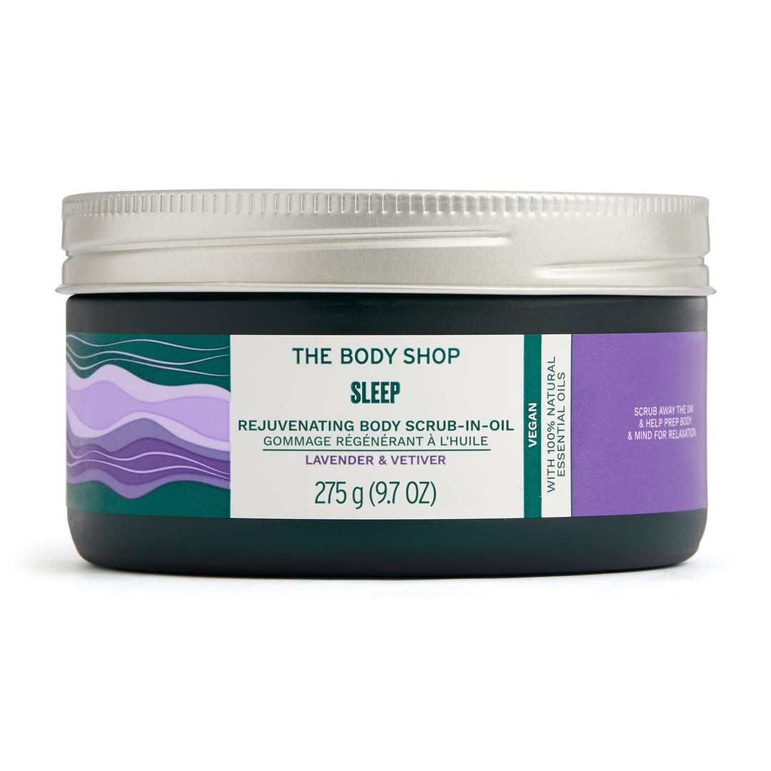 The Body Shop Sleep Rejuvenating Body Scrub-In-Oil 275 g Korn Körperpeeling für den Körper, Peeling,
