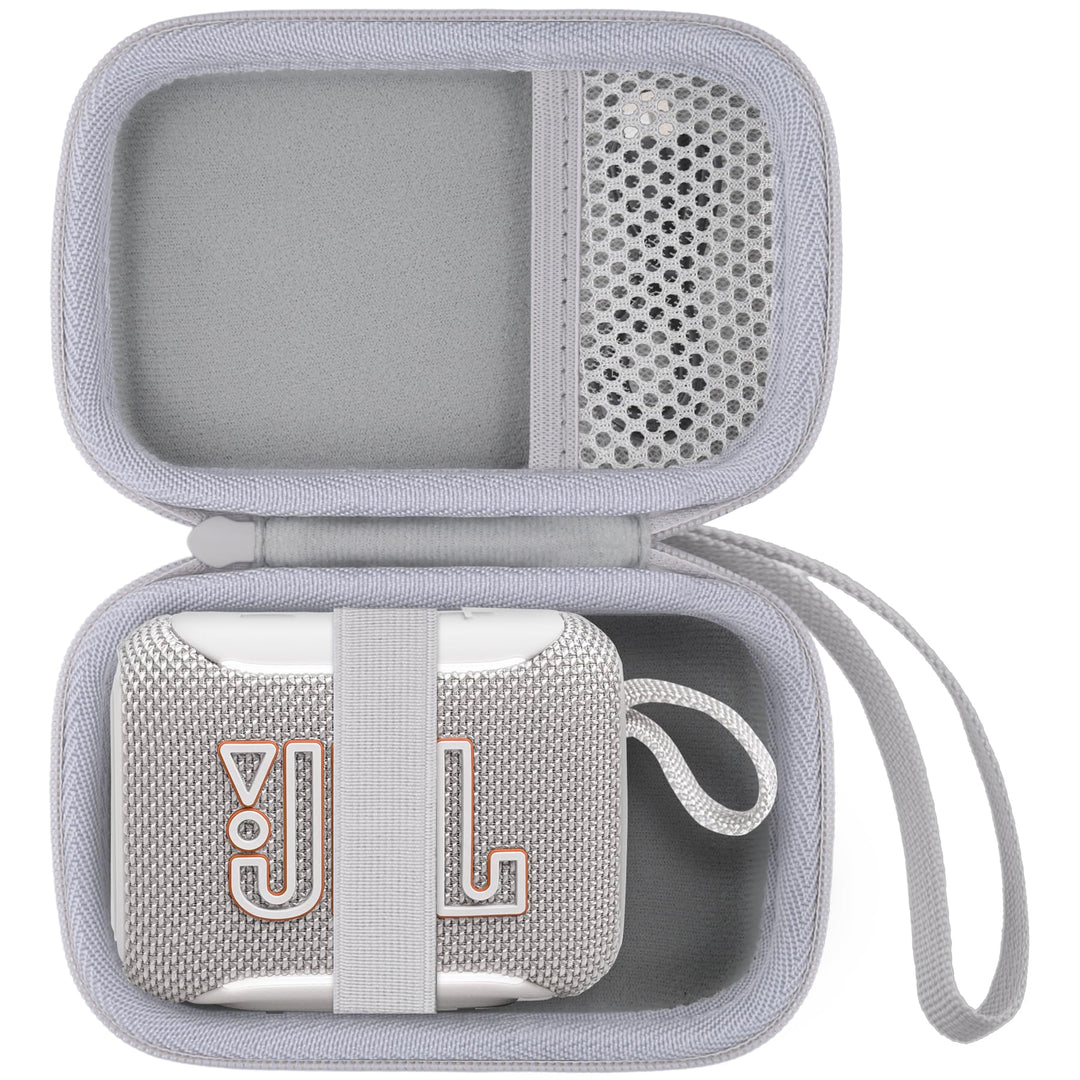 co2CREA Hart Reise Schutz Hülle Etui Tasche für JBL GO 5 /GO 4 /GO 3 tragbarer Bluetooth Lautspreche