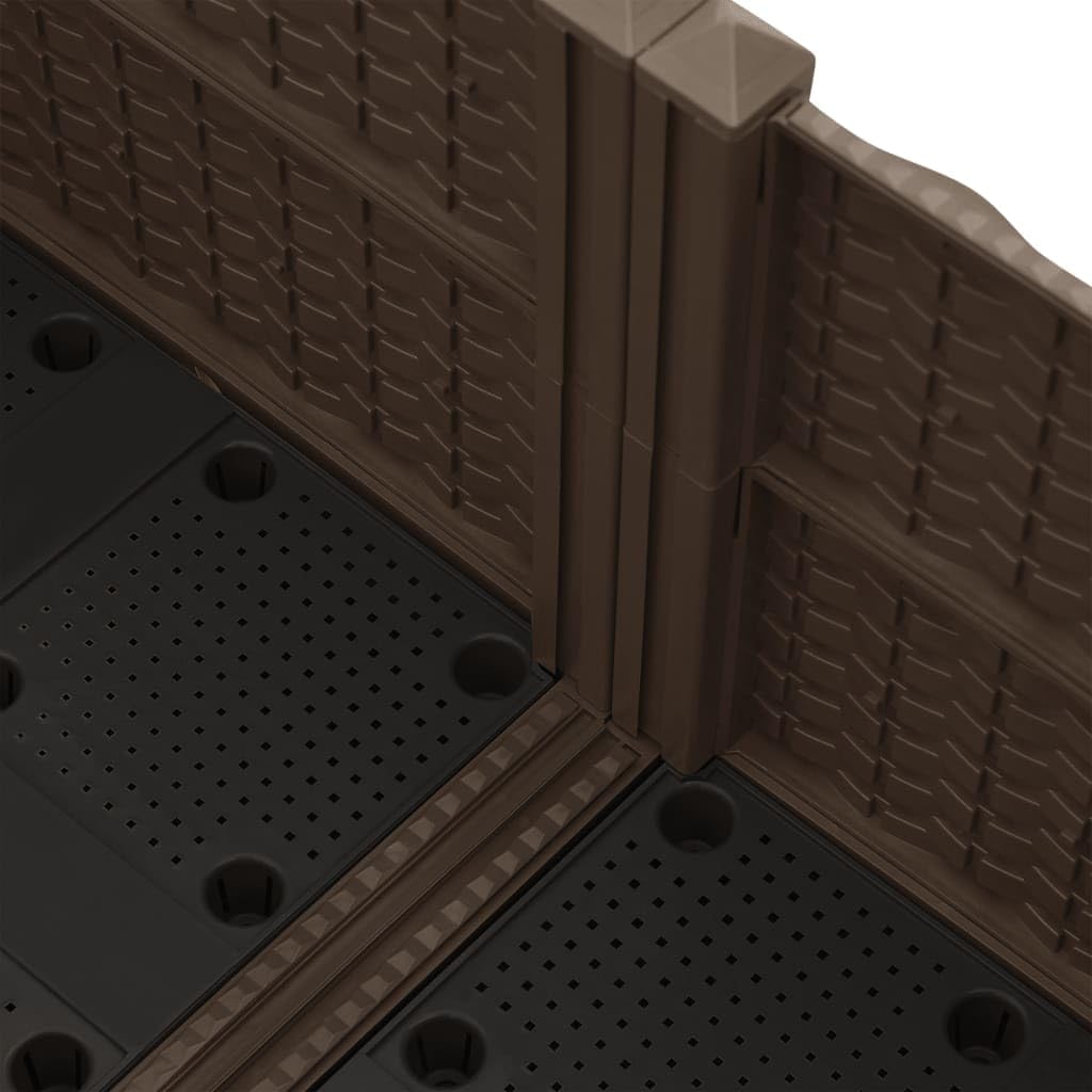 vidaXL Hochbeet Pflanzkasten Pflanzbeet Gemüsebeet Blumenbeet Blumenkasten Frühbeet Gartenbeet Pflan