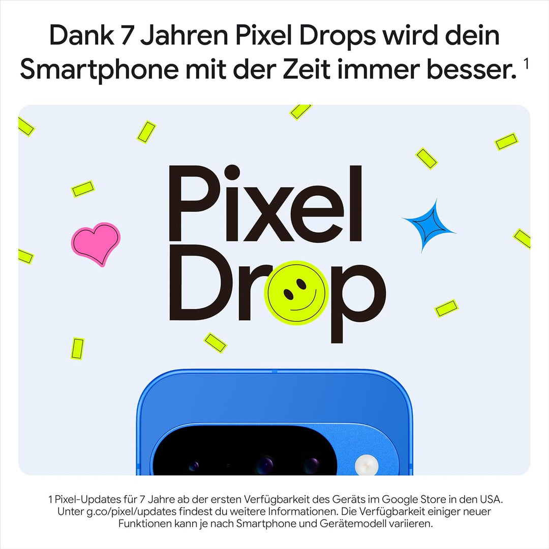 Google Pixel 10 – Android-Smartphone ohne SIM-Lock, mit Gemini, innovativer Dreifach-Rückkamera, meh