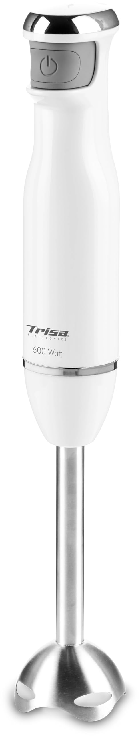 Trisa Stabmixer Diners Edition Weiss – 600W Pürierstab mit Edelstahl-Mixfuss & Smart Control – Elekt