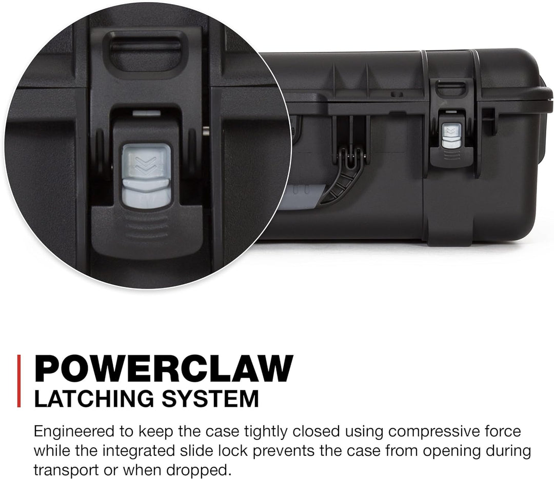 Nanuk 945 Wasserdichter Hartschalenkoffer Mit Gepolsterten Trennwänden - Schwartz Schwarz Gepolstert