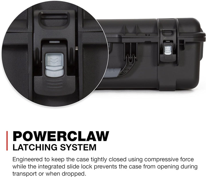 Nanuk 945 Wasserdichter Hartschalenkoffer Mit Gepolsterten Trennwänden - Schwartz Schwarz Gepolstert