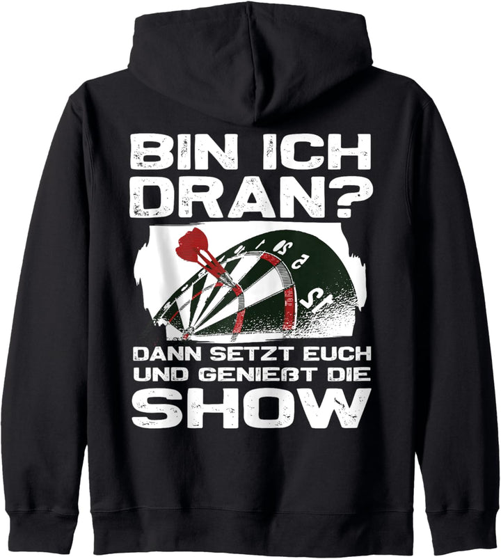 "Bin Ich dran?" Meme Dart Zubehör für Dartspieler Darts Kapuzenjacke