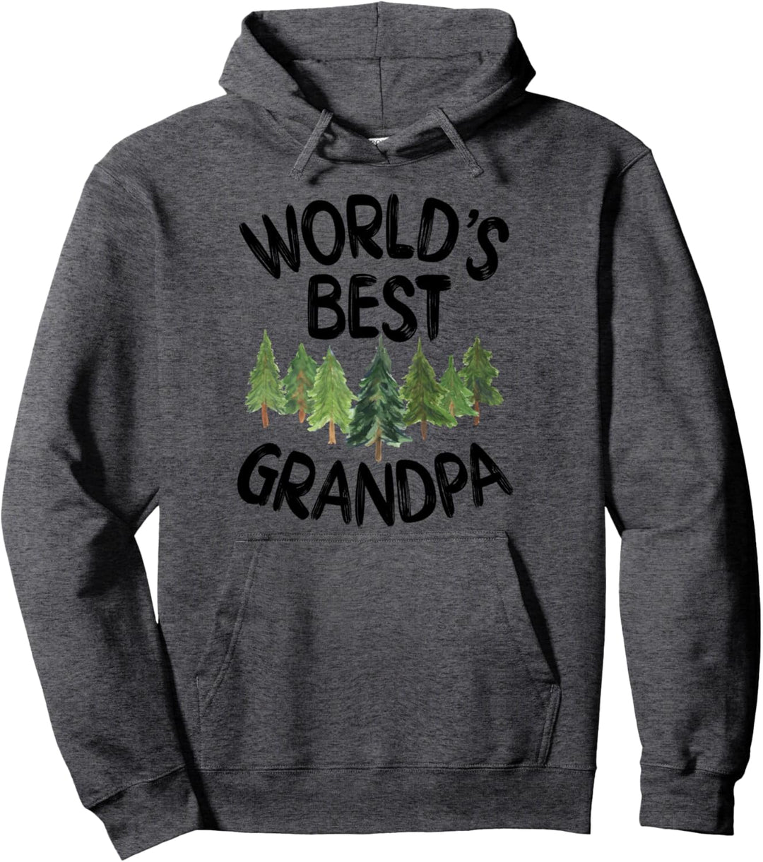 World's Best Grandpa Cute Outdoorsman Father's Day Pullover Hoodie