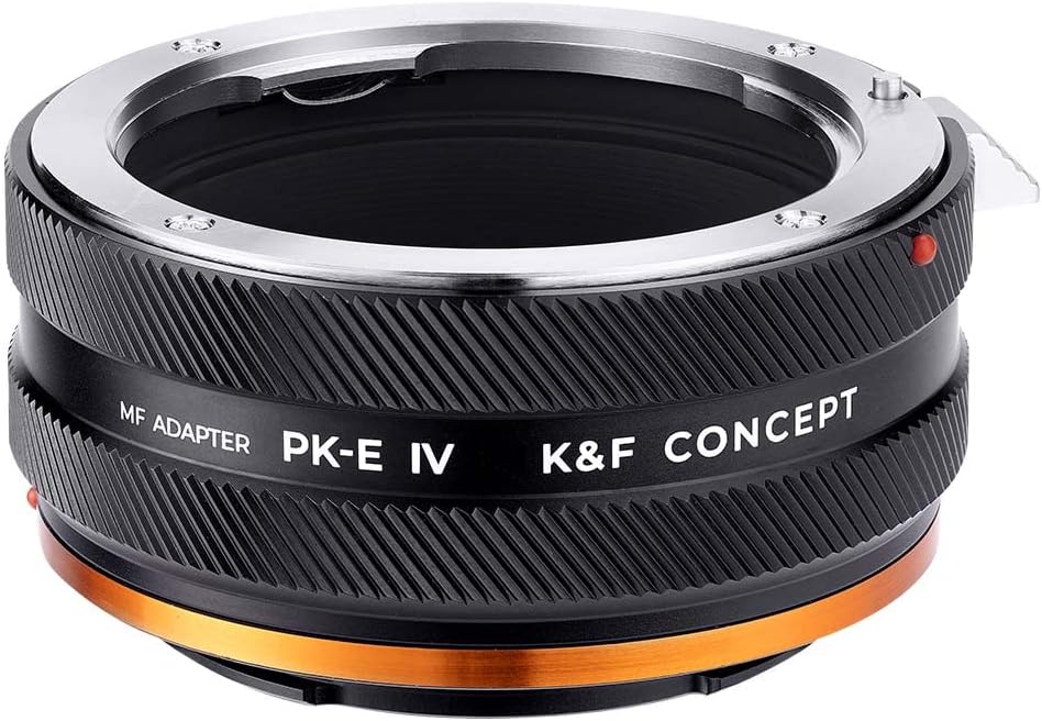 K&amp;F Concept Pentax K-NEX IV PRO Objektivadapter Manueller Fokus Kompatibel mit Objektiven der Pentax