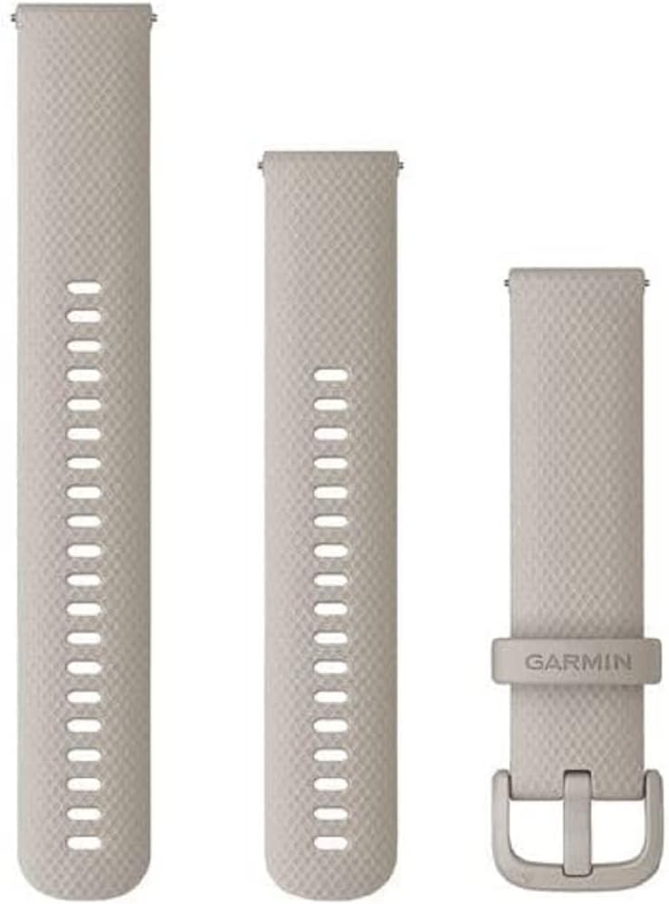 Garmin Schnellwechsel-Armband, 20mm, Silikon, Grau, passend für venu Serie (ausser S-Modelle), Forer