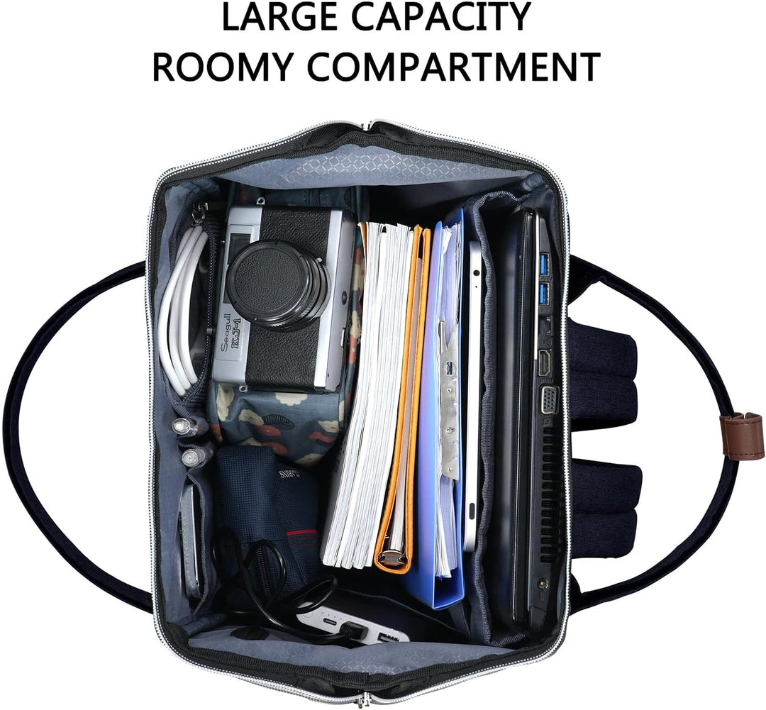 KROSER Rucksack Damen für Schule Laptop Rucksack 15,6 Zoll Schulrucksack Daypack Wasserdichte mit US