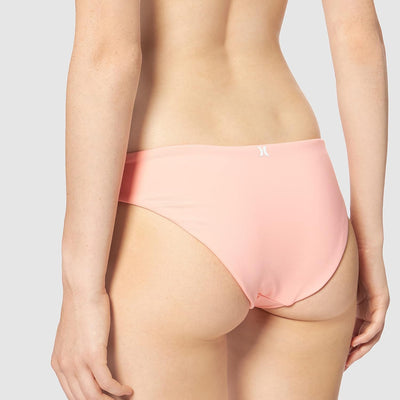 Hurley Damen W Moderate Bikini BTM Bikini Bottoms XS Habanero-rot, XS Habanero-rot