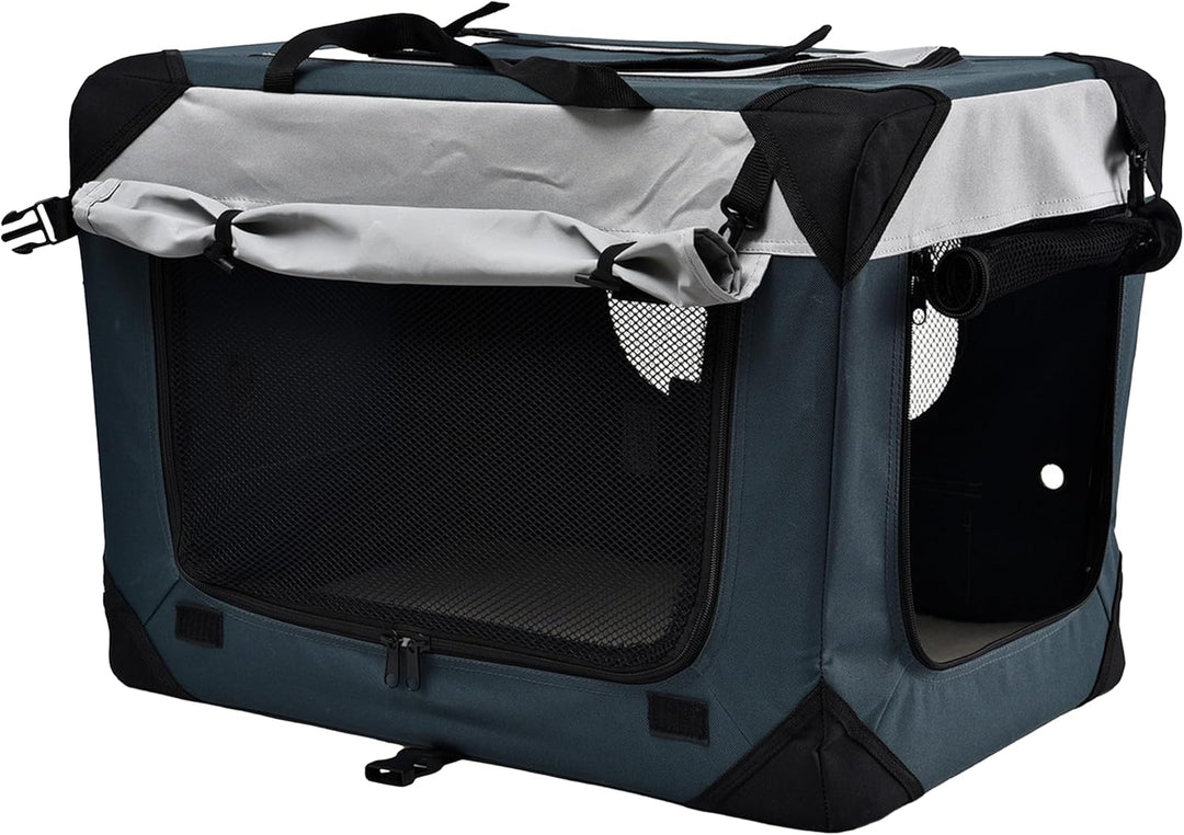 Dehner Lieblinge Transporttasche Brian für Hund oder Katze, ca. 106 x 70 x 69 cm, Polyester/Kuntstof