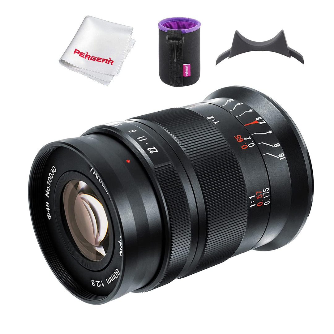7artisans 60mm F2.8 II APS-C Format Makro-Objektiv, Kompatibel mit Sony E-Mount-Kameras Kameras Sony
