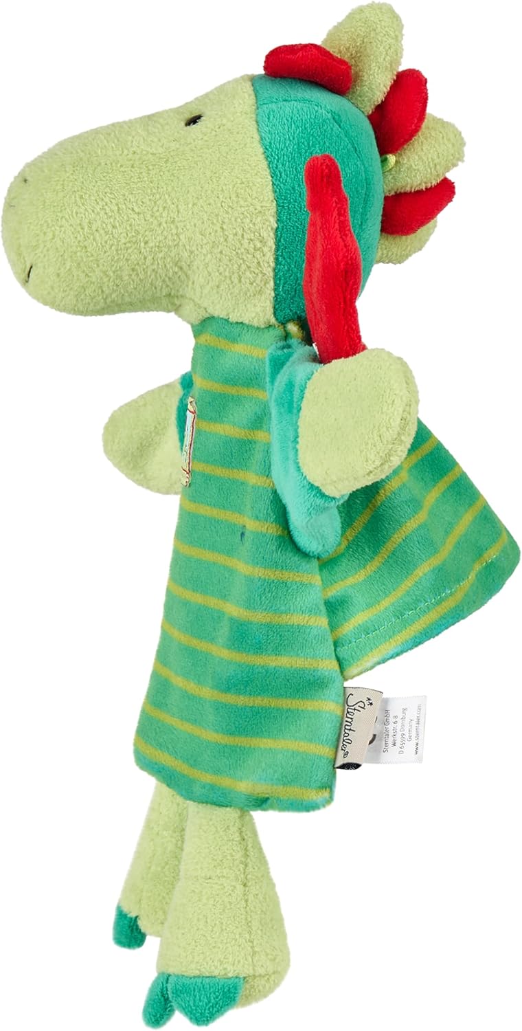 Sterntaler 3601651 Handpuppe Drache, 31 x 27 x 10 cm, Grün, Drache