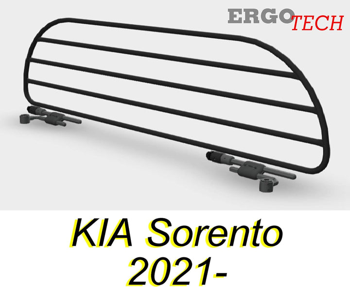 ERGOTECH Trenngitter Hundegitter Schutzgitter für Kia Sorento (ab BJ 2021) RDA65HBG-M, für Hunde und