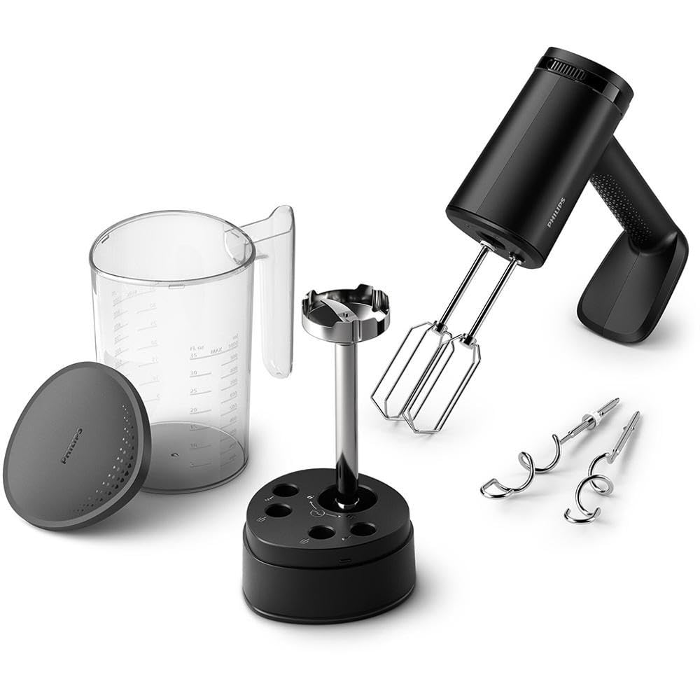 Philips HR3781/10 hand blender, 500 W, 5 speeds, Turbo function, Black