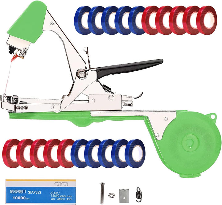DrRobor Bindezange für Pflanzen Bandzange Bindemaschine für Rebe, Trauben, Tomaten, Wein Obst, Green