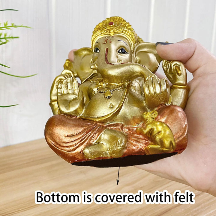 bangbangda 15,2 cm Ganesh Statue Hindu Gott Lord Ganesha Figuren für Diwali Geschenke Indischen hoch