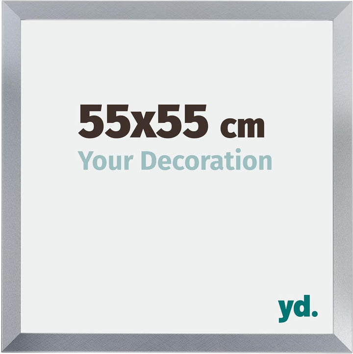 yd. Your Decoration - Bilderrahmen 55,00x55,00 cm - Bilderrahmen aus MDF mit Acrylglas - Antireflex