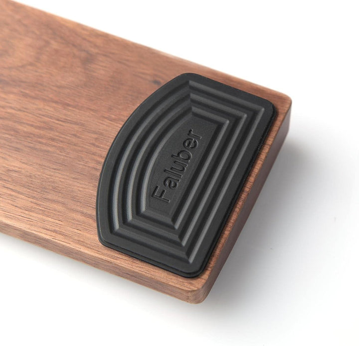Faluber Handballenauflage aus Holz, 440 mm Länge und 20 mm Dicke für Gross Tastatur, Walnussholz, mi