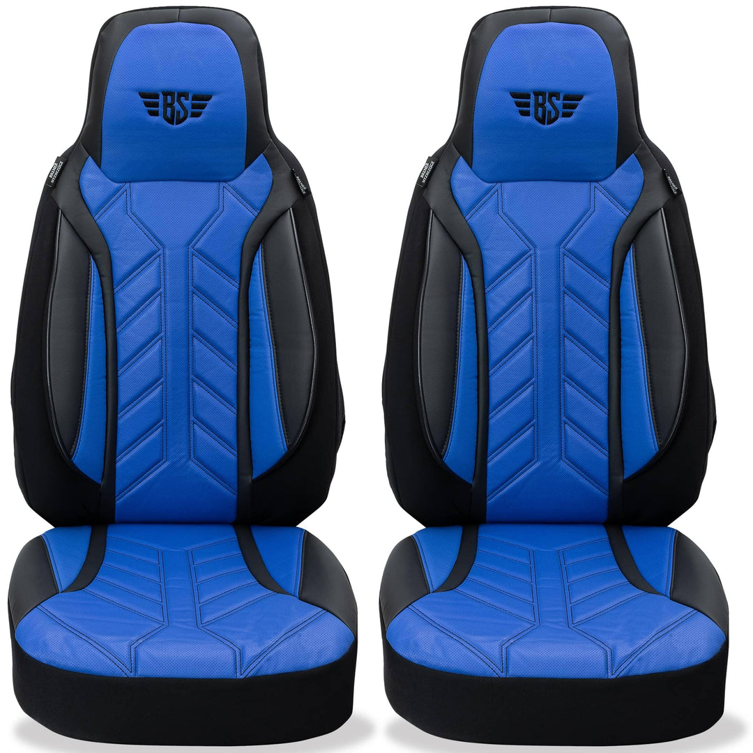 BREMER SITZBEZÜGE Wohnmobil Schonbezüge für FIAT Ducato Jumper Boxer DPL506 DPL506 - Schwarz/Blau, D