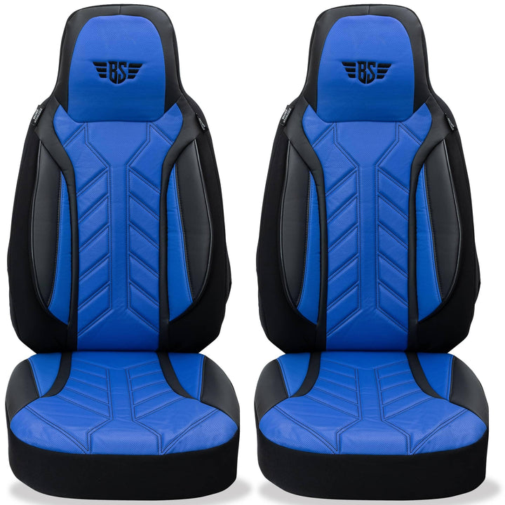 BREMER SITZBEZÜGE Wohnmobil Schonbezüge für FIAT Ducato Jumper Boxer DPL506 DPL506 - Schwarz/Blau, D