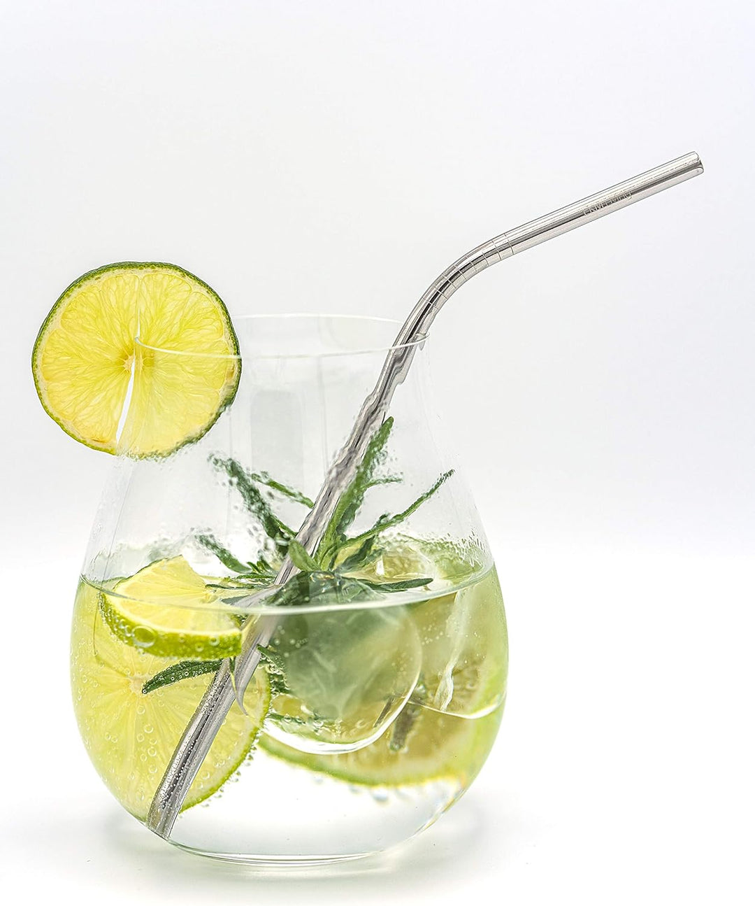 Riedel O 5515/67 Gin Tonic Optical Gläser Set 4 Stück + Gratis 4er Set EKM Living Edelstahl Strohhal