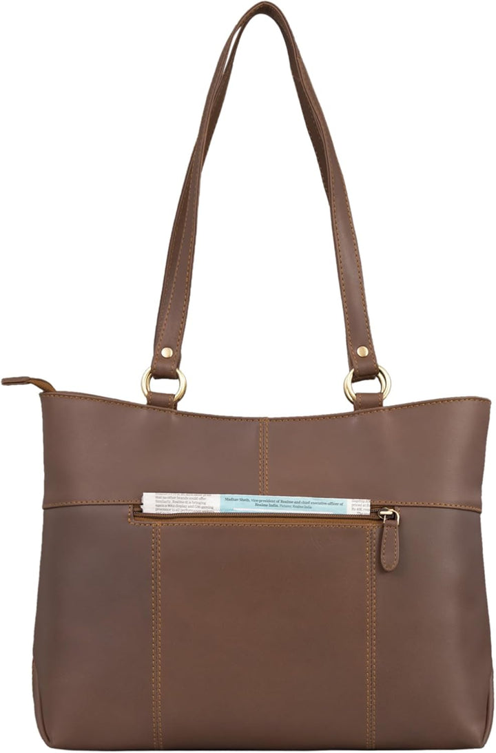 STILORD 'Delilah' Leder Shopper Damen Handtasche Umhängetasche Hobo Bag Retro Schultertasche Lederta