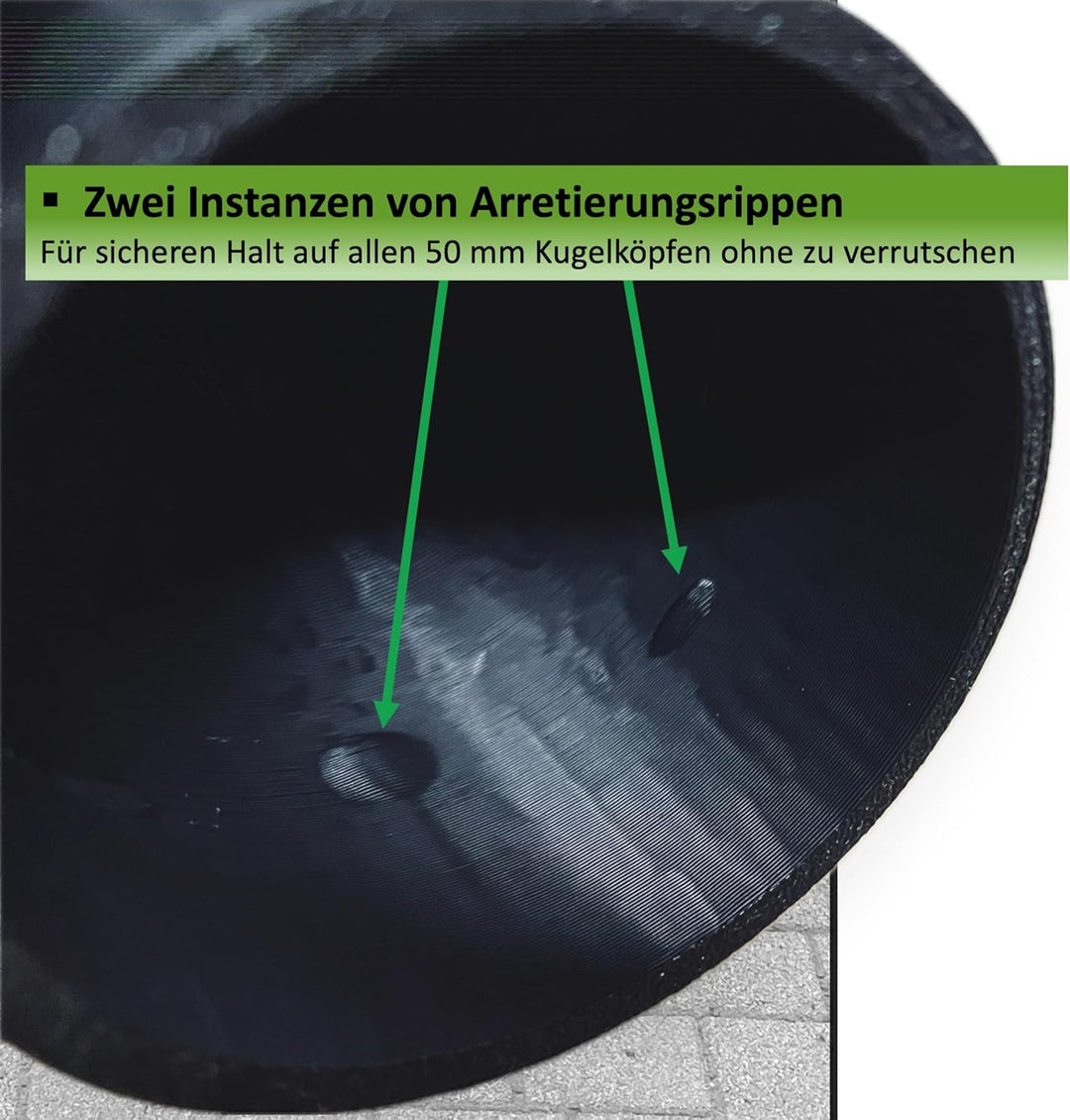 Generisch Anhängerkupplung Abdeckung Wikinger - Kappe Schutzkappe für 50mm Kugelkopf Motiv: Wikinger