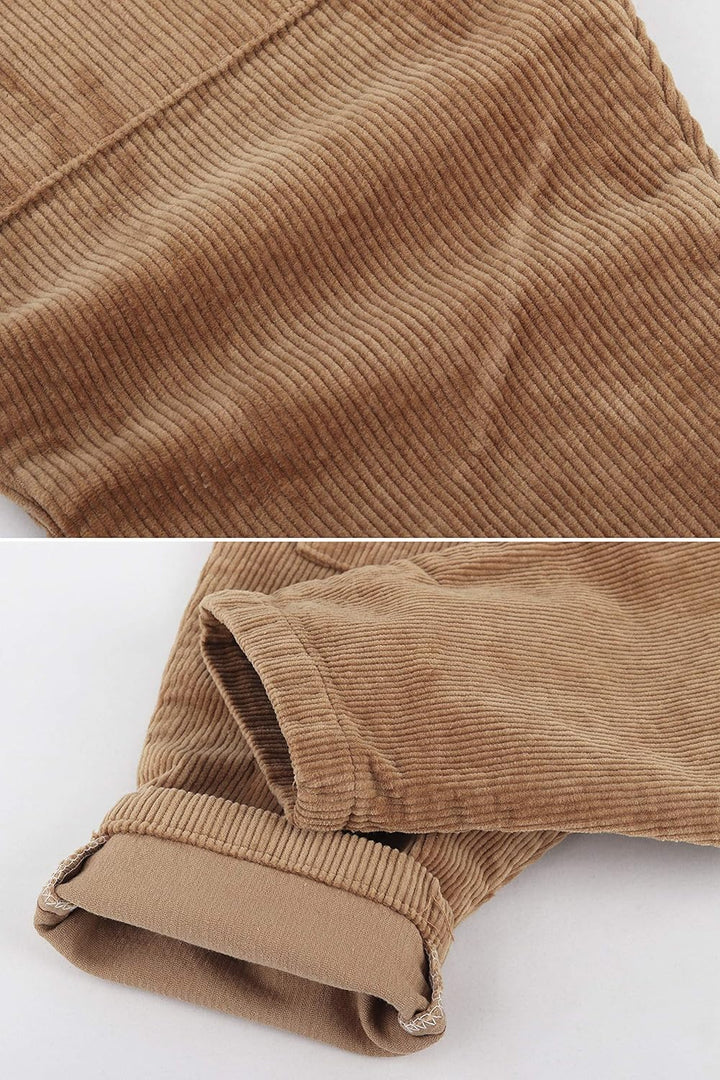 Baby Kleinkind Kinder Jungen Mädchen Kordsamt Latzhose Overall Kord Hose mit Hosenträger für Baby Kl