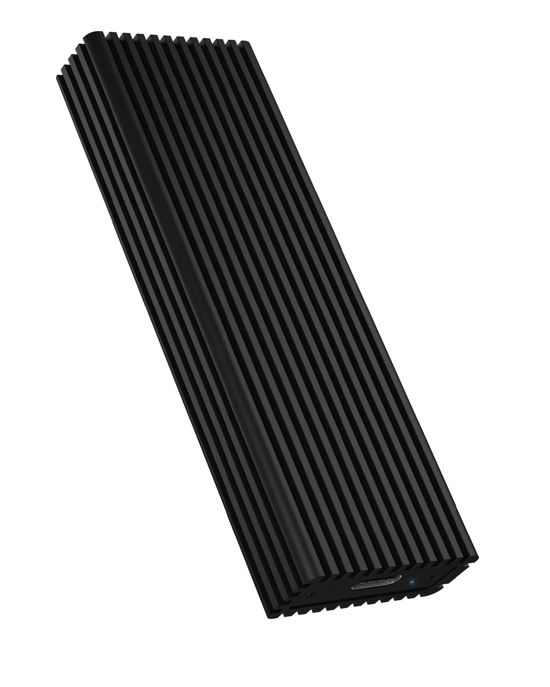 ICY BOX M.2 NVMe SSD Gehäuse, USB-C 3.1 Anschluss (Gen2, 10 Gbit/s), PCIe M-Key, Aluminium, schwarz