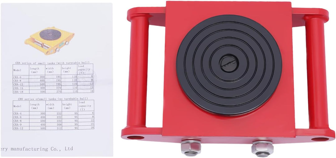 Transportfahrwerk Maschinenrollen 360° Drehung 6 Ton Hochwertige Schwerlast Transportrollen Industri