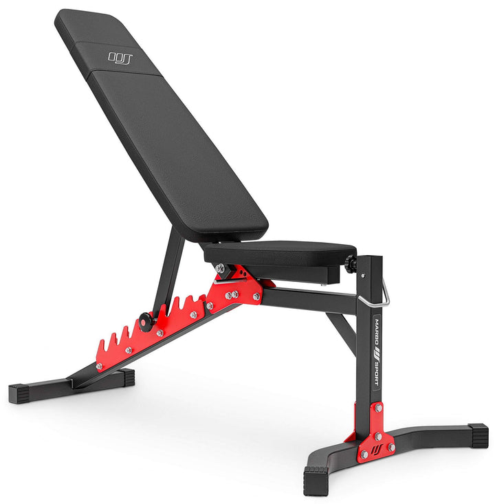 Marbo Sport, Drückbank, Hantelbank, Verstellbare Trainingsbank MH-L115, Press Bank, Weight Bench, Ad