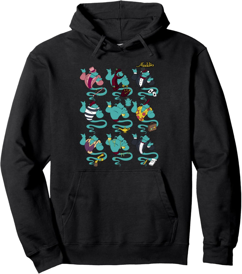 Disney Aladdin Genie Outfit Collage Pullover Hoodie