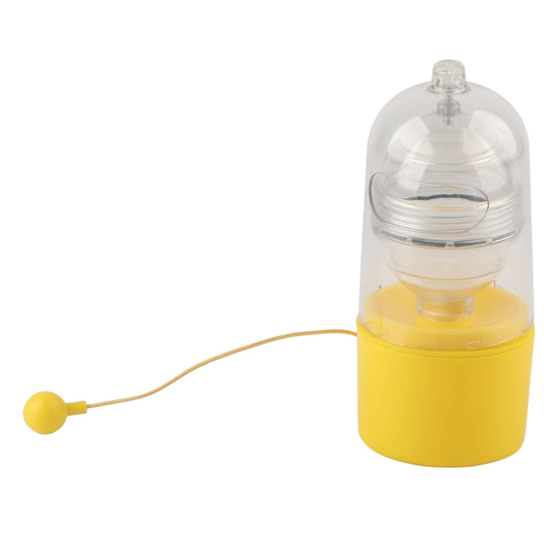 Egg Scrambler Shaker, Hand Powered Egg Scrambler Schneebesen Handbetriebener Golden Egg Maker mit Zu