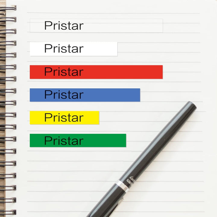 Pristar Kompatibel 9mm Schriftband als Ersatz für Brother TZe-121 TZe-221 TZe-421 TZe-521 TZe-621 TZ
