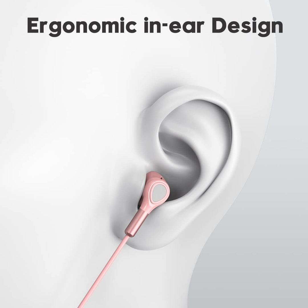 Kopfhörer mit Kabel, In Ear Kopfhörer Kabel in Ear Ohrhörer 3.5mm Klinke Kopfhörer mit Mikrofon, Lau