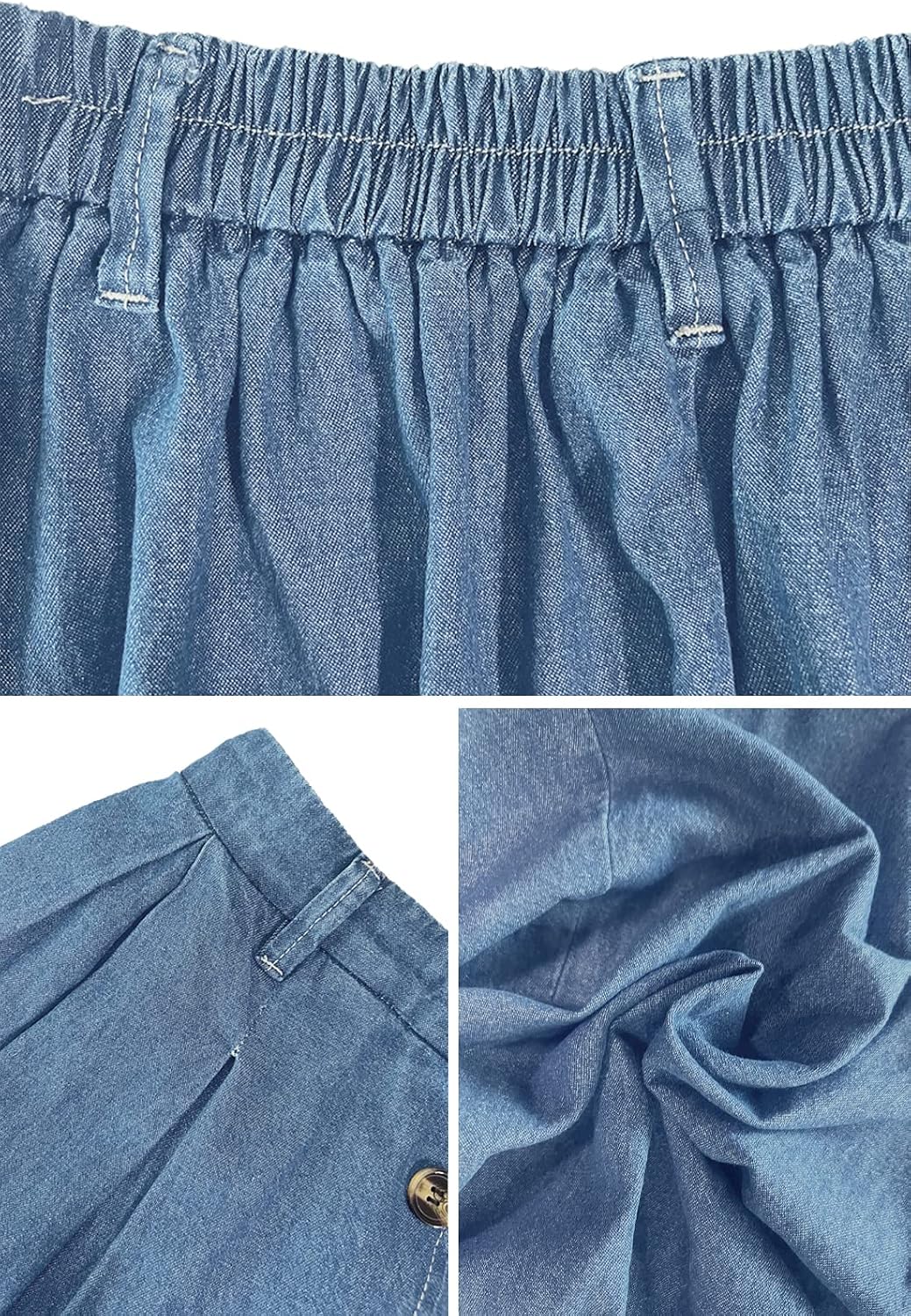 JayscreateEU Damen Rock Midirock Rock Lang Hohe Taille Rock Knielang A Linie